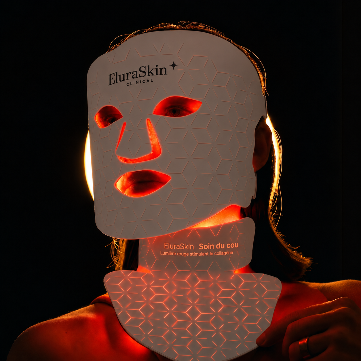 Masque de luminothérapie rouge