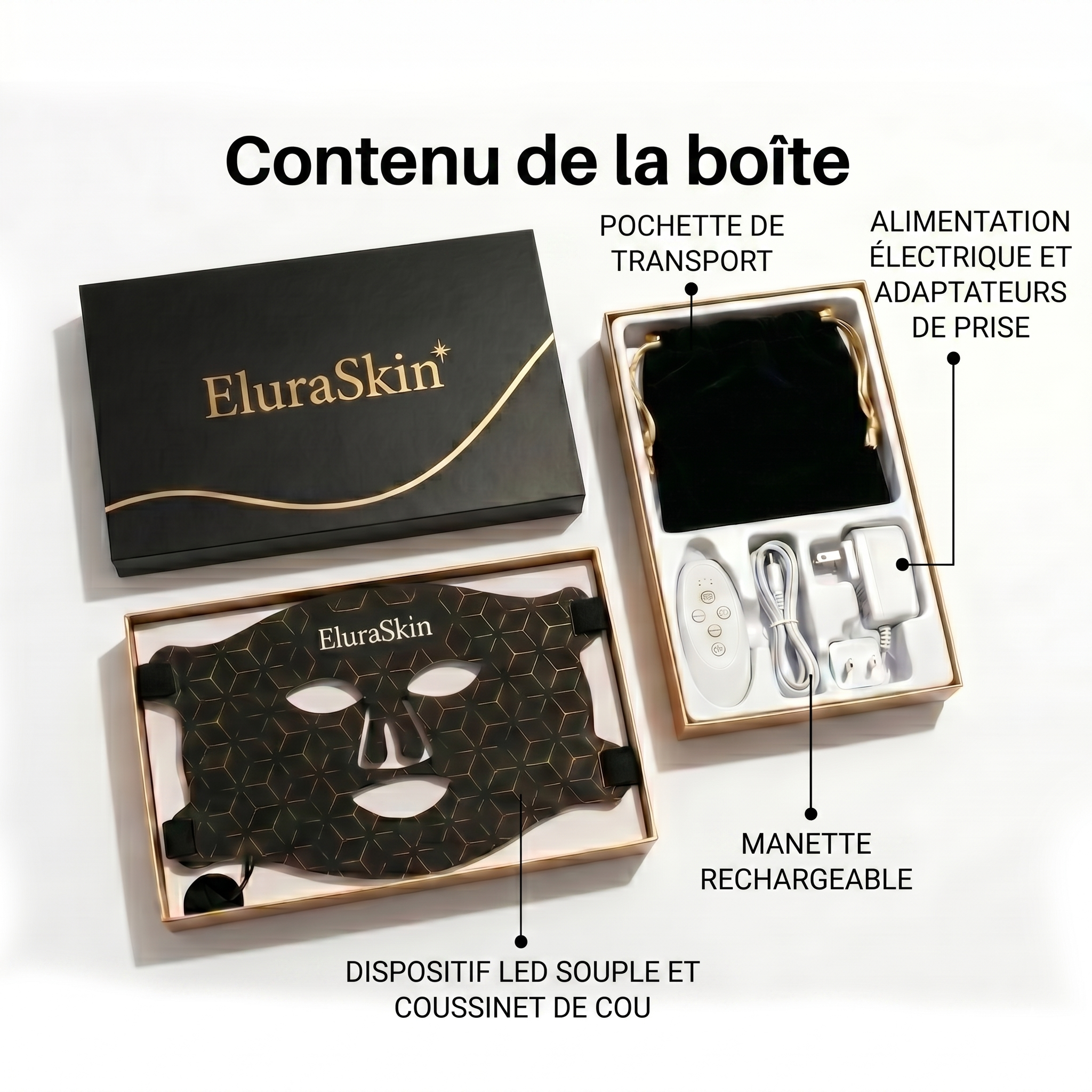Masque LED Lumière Rouge