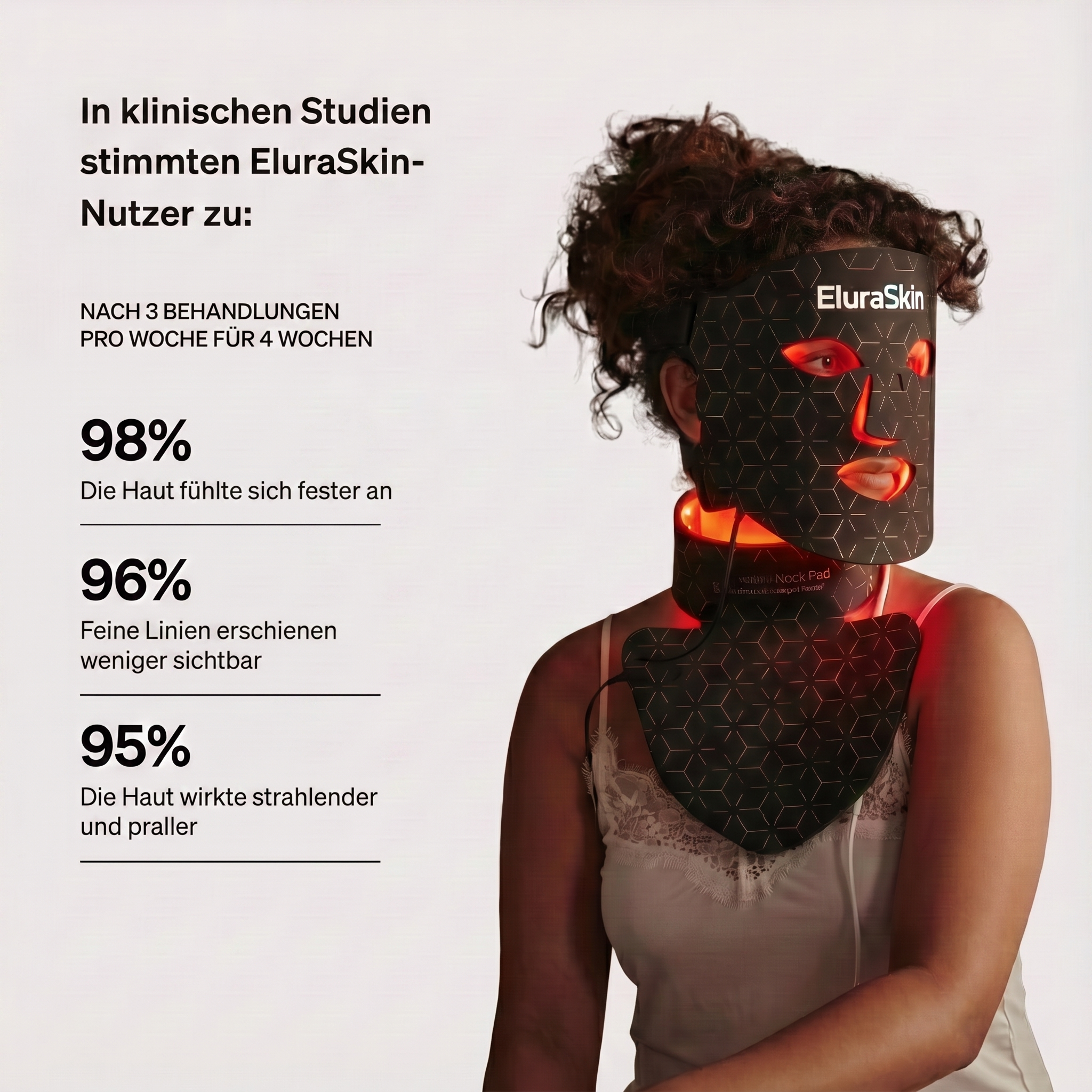 Rotlichttherapie-Maske