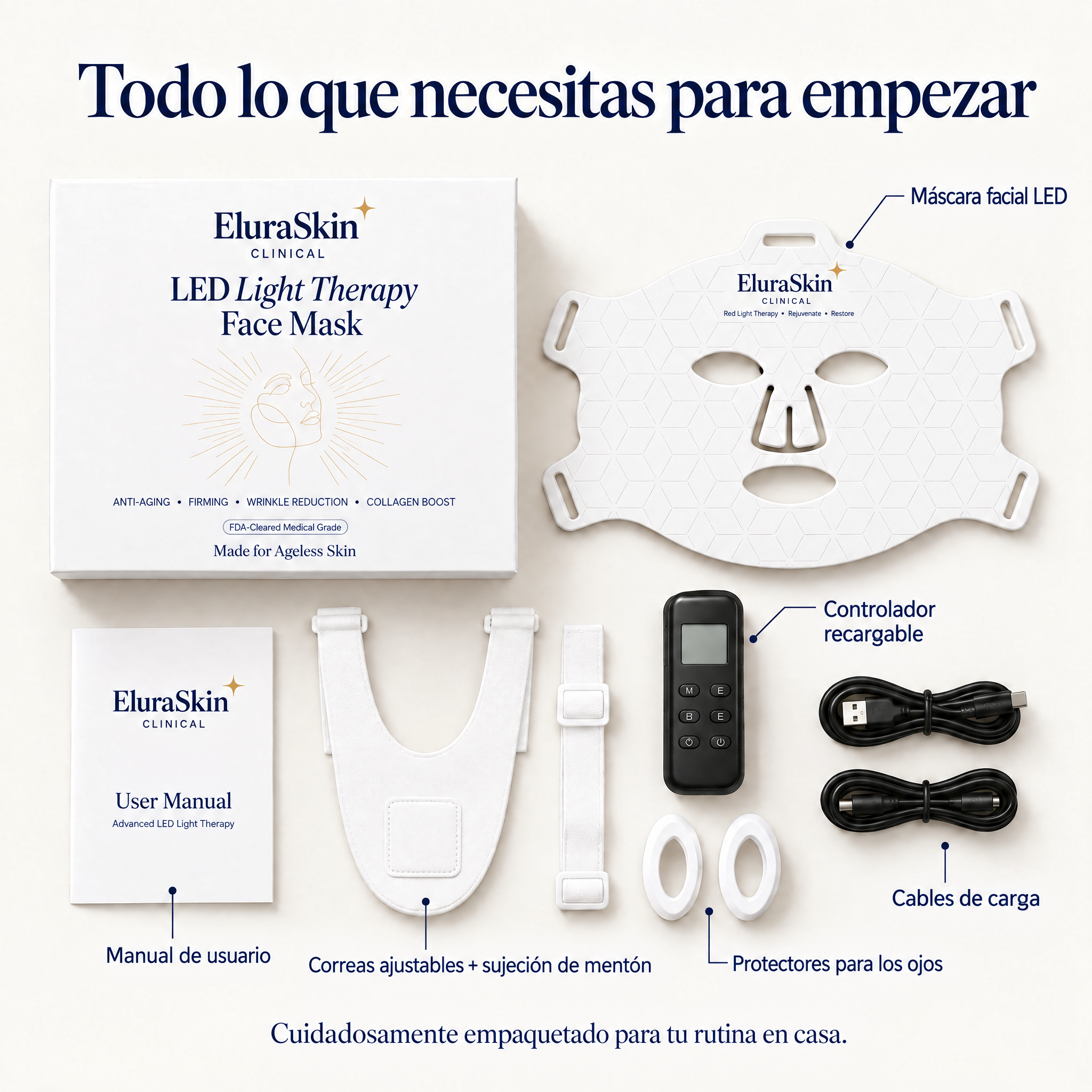 Máscara de Terapia de Luz Roja