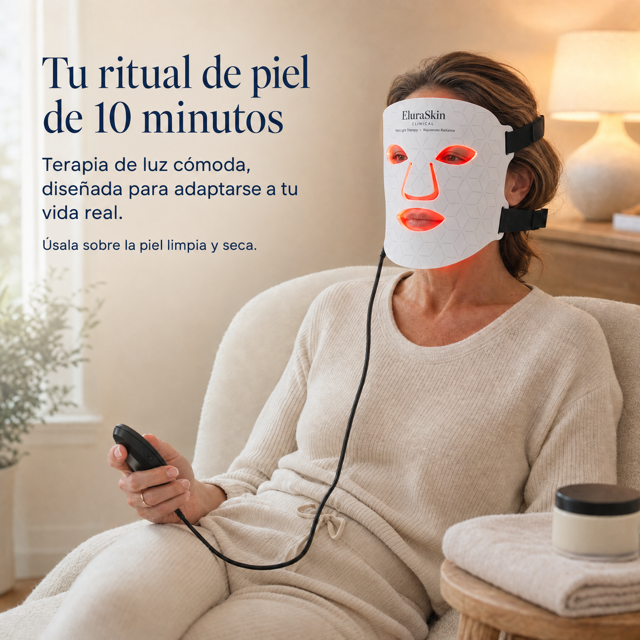 Máscara de Terapia de Luz Roja
