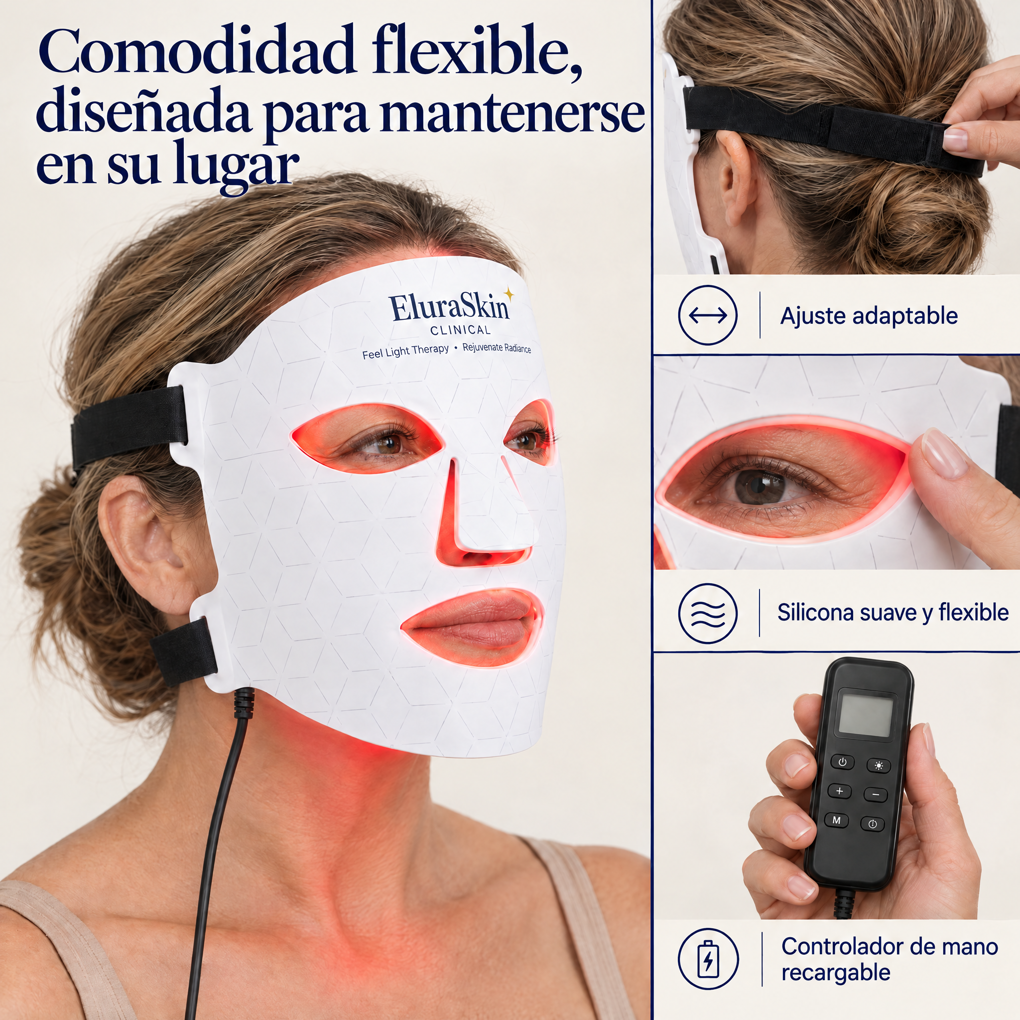 Máscara de Terapia de Luz Roja