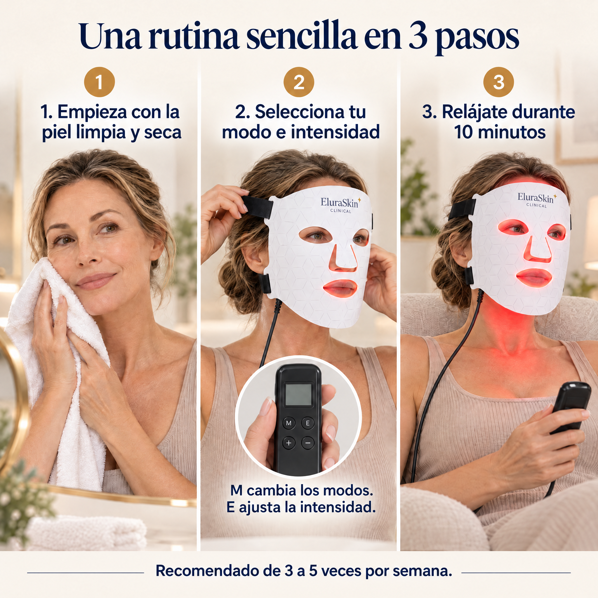 Máscara de Terapia de Luz Roja