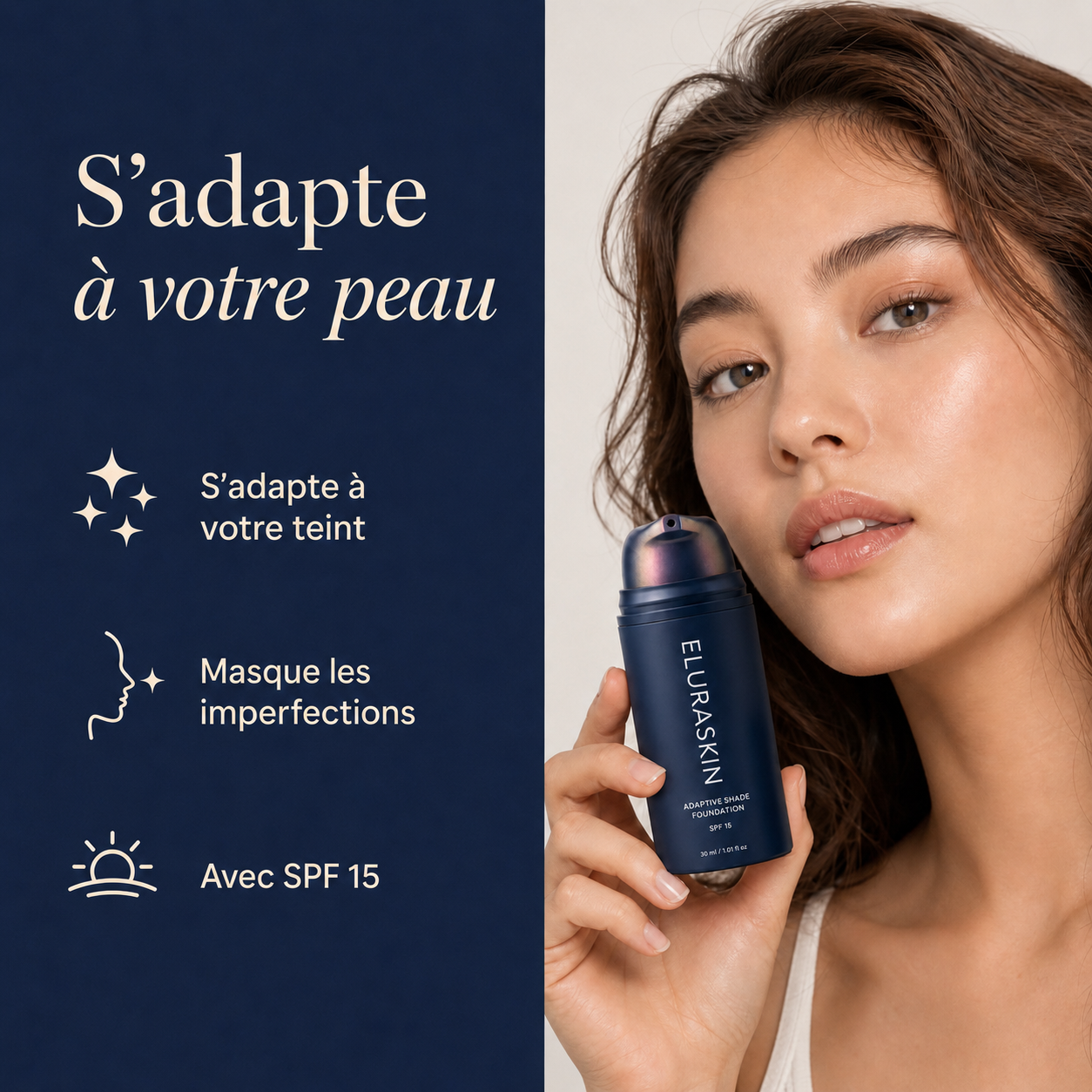 Fond de teint adaptatif